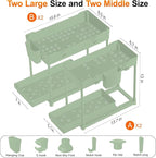 Sevenblue Under Sink Organizer, Bathroom Organizers and Storage, 2 Tier - Image 6