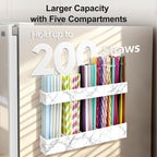 9.5” Large Acrylic Straw Holder - Image 3