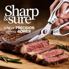 Kitchen Scissors Set 2PCS, Kitchen Shears Heavy Duty Poultry Shear Japan Meat - Image 2