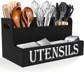 Suli Kitchen Utensils Holder, Wooden Utensil Organizer by Suli