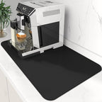WISELIFE Coffee Mat Super Absorbent Dish Drying Mat Coffee Bar Accessories Match by WiseLife