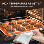 Silicone Baking Mat, 3 Pack Reusable Baking Mat, Food Safe Silicone Mats - Image 5