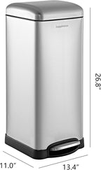 happimess HPM1007D Betty Retro 8-Gallon Step-Open Trash Can - Image 4