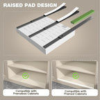 Seinloes 2 Pack Pull Out Cabinet Organizer 18" Deep, Full Extension 3 Slide - Image 4