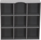 Household Essentials Grey 728-1 Deep 9 Section Drawer Organizer Box - Image 8