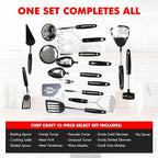 Chef Craft 13 Piece Select Stainless Steel Kitchen Tool Set - Image 4