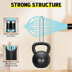 HOTEC 4 Pieces Silicone Whisks Set, Wire Balloon Whisks Egg Beater, Non-slip - Image 5