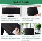 Black Large 2 Pieces 2 Sided Splatter Guard - Image 4