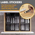 SpaceAid Bamboo Silverware Drawer Organizer - Image 3