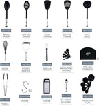 Kitchen Utensils Set 35 PCS Cooking Utensils Set, Nonstick and Heat Resistant - Image 2