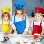 Tamicy 10 Pieces Kids Chef Hat and Apron Set - Image 5