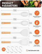 Silicone Cooking Utensils Set, Perfectly Angled - Image 2