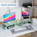 gianotter Dual Monitor Stand Riser, Desk Organizer - Image 5
