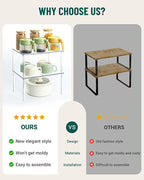Bobomoment Acrylic Cabinet Organizer, Spice Rack Organizer - Image 5
