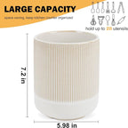 RedCall Kitchen Utensils Holder Large, Ceramic Utensil Organizer - Image 5