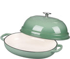 EDGING CASTING Enameled Oval Cast Iron Dutch Oven Pot - Image 3