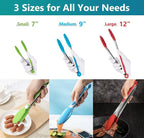 Kitchen Tongs Set of 3, Cooking Tongs - Image 2