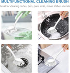 SetSail Dish Brush with Handle, 3 Pack Stiff Bristles Dish Scrubber with - Image 6