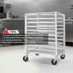 BIEAMA Bun Rack Cover – 10 Tier Commercial Bakers Racks Sheet Pan Rack Cover PVC - Image 6