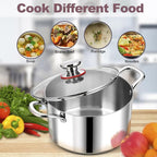 LIANYU 6QT 18/10 Stainless Steel Stockpot - Image 7