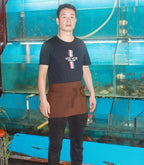 Resist water 3 big Pockets Waist Server Apron Kitchen Restaurant Unisex Half - Image 4