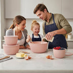 BoxedHome Mixing Bowls with Lids Set, 4 Packs BPA-Free Plastic Prep Bowls - Image 2