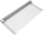 Surpahs 20.5 x 15.5 Inch Roll-Up Dish Drying Rack, Fits Across Sink Openings up by Surpahs