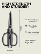 Heavy Duty Kitchen Shears, All Purpose Herb and Kitchen Scissors - Image 3