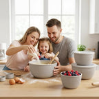 BoxedHome Nesting Plastic Mixing Bowls, BPA-Free Plastic, Microwave and - Image 12