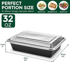 Glotoch Meal Prep Containers 32oz 50 Pack - Image 5