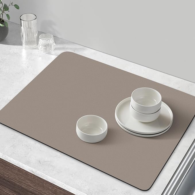 WISELIFE Coffee Mat Super Absorbent Dish Drying Mat Bar Accessories Match - Image 6