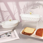 10" x 7" Ceramic Casserole Dish - Image 7