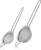 2 Pack Fine Mesh Strainers, Mini Stainless Steel Strainer by Unknown