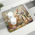 Easter Bunny Eggs Dish Drying Mat - Image 8