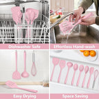 TeamFar 8 PCS Silicone Cooking Utensils - Image 6