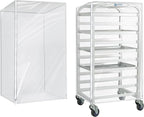 BIEAMA Bun Rack Cover – 10 Tier Half Size Commercial Bakers Racks Speed Pan by BIEAMA