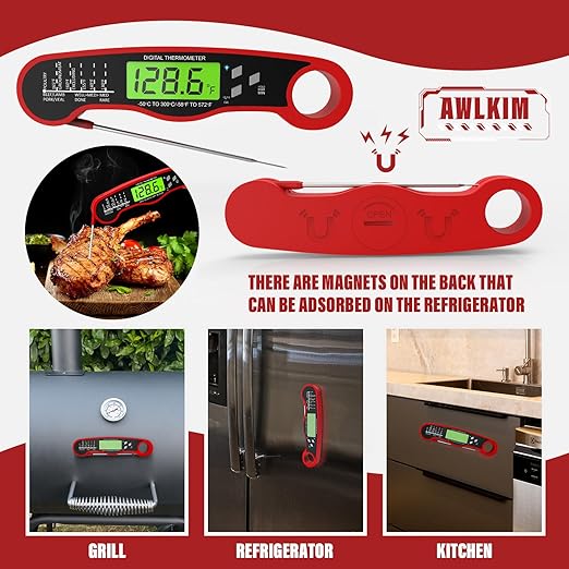 AWLKIM 2Pack Digital Meat Thermometer - Image 6