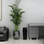Plastic Waste Bin with Swing Lid, 14 Liter Garbage Can, 1 Pack, 5.2" x 8.2" x - Image 5