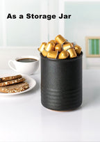 ABRUTY Utensil Holder, 6.7" Ceramic Kitchen Utensil Crock - Image 9