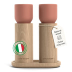LARS NYSØM Wooden Salt and Pepper Grinder Set Manual by LN