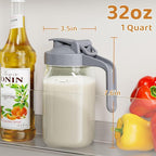 OneDream 2PACK Breast Milk Pitcher 32oz Glass Pitcher - Image 2