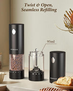 Electric Salt and Pepper Grinder Set - Image 6