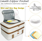 Quilted Insulated Double Casserole Carrier - Image 5
