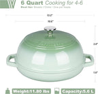 VORRINGARD Enameled Cast Iron Dutch Oven Pot - Image 2