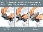 PATENTED ORIGINAL ADJUSTABLE ROLLING KNIFE SHARPENER KIT: Adjustable Height - Image 9