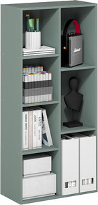Furinno LUDER Book Shelf, 7-Cube Bookshelf, Bookcase by Furinno-FitsYourSpaceFitsYourBudget