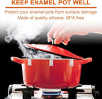 12pcs Dutch Oven Lid Protector Clips, Silicone Cookware Protector, Plastic Pan - Image 3