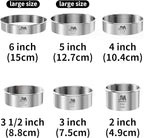 M JNGMEI 6 Pieces Stainless Steel Cookie Biscuit Cutter Set 2'' - Image 2