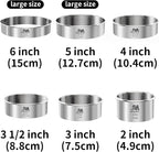 M JNGMEI 6 Pieces Stainless Steel Cookie Cutter Set 2'' - Image 3