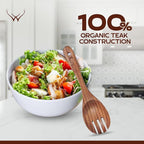 7 Pcs Teak Wooden Kitchen Utensils – Handcrafted Wooden Cooking Utensils Set - Image 8